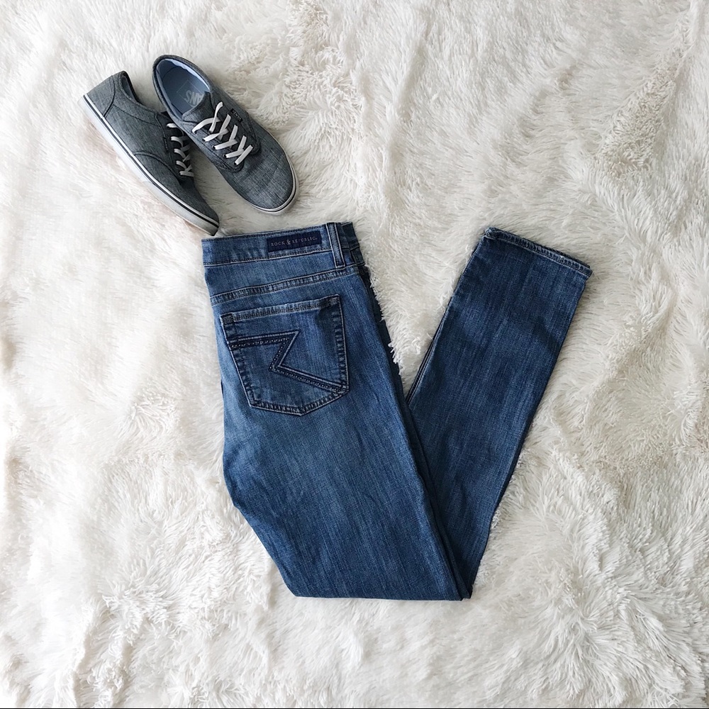 Rock & Republic Berlin mid-rise skinny Jeans